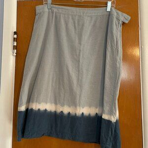 Old Navy tie-dyed linen skirt size 12